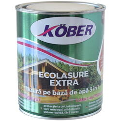 Vopsea ecolasure impregnant incolor 8000 0.75l Kober