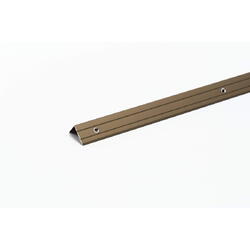 Protectie treapta aluminiu perforat 25x20mmx2.70ml bronz W11603 Wood