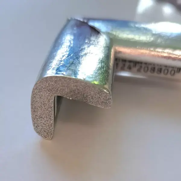Coltar protector moale subtire argintiu metalizat AC-106 Kidland
