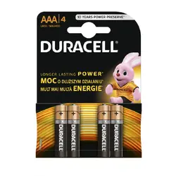 Baterie alcaline R3 4buc/set Duracell