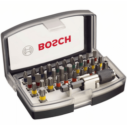 Set 10 biti drept-PH-PZ 25 mm + adaptor 2607019454 Bosch