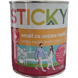 Email uscare rapidă 0,75l alb Sticky