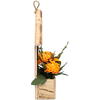 Aranjament din lemn cu flori- orange 2090 Ella Home