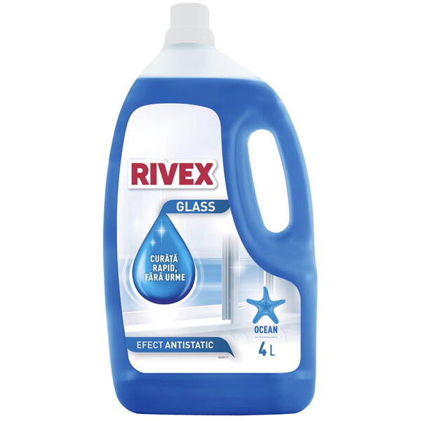 Detergent geam Rivex glass clear 4 litri