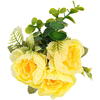 Vaza rotunda cu flori galbene- yellow 2078 Ella Home