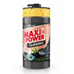 Detergent de vase cu burete maxi power black coal 1000ml