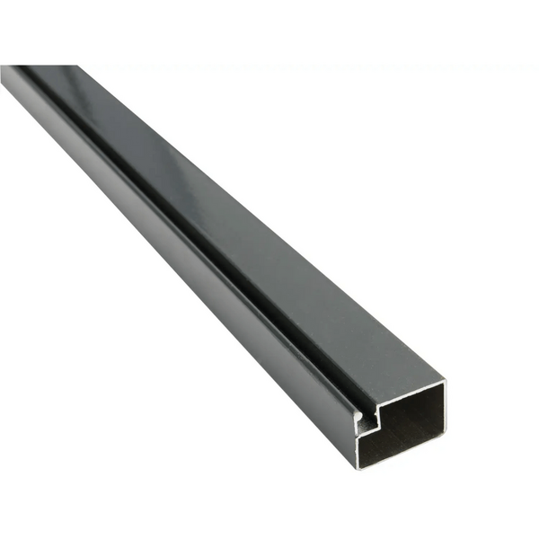 Profil aluminiu gri antracit pentru plasa tantari 6m 634201 Energo