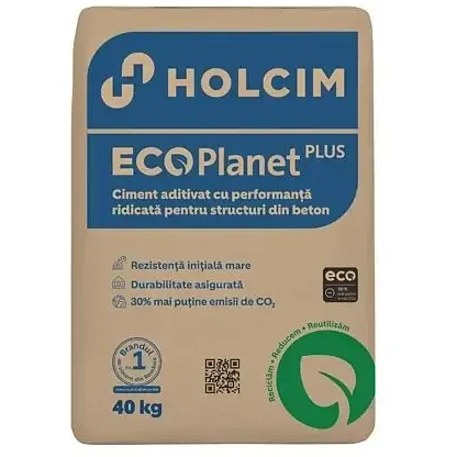 Ciment Ecoplanet Plus 40kg Cem Iibmv-ll42,5r Ae Holcim - Brick Romania