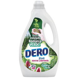 Detergent lichid 2in1 cedru 2l 40 spalari Dero