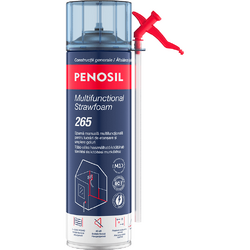 Spuma poliuretanica multifunctionala 265 straw 500ml Penosil