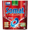 Detergent pentru masina de spalat vase Somat excellence 28 capsule