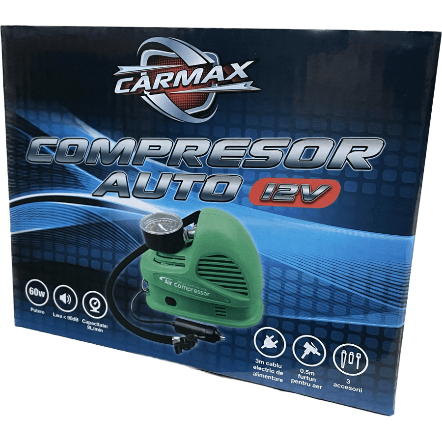 Compresor plastic de aer 12v 30229 Carmax Brick Romania