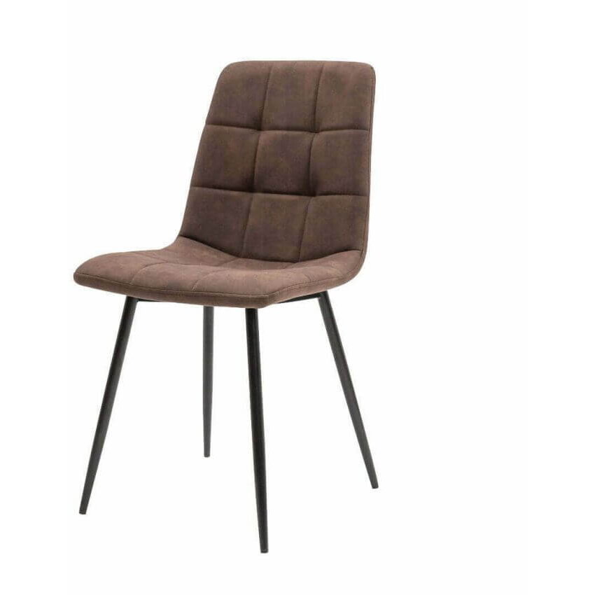 CB Furniture Scaun s155 dark choco stofa 4 cut Furniture Brick Romania