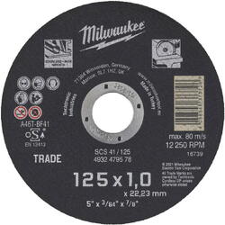 Disc taiere metal scs41/125x1mm 4932479578 Milwaukee