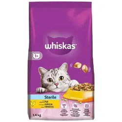 Hrana uscata Whiskas  pisici sterilizate cu pui 1.4kg