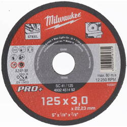 Disc taiere otel 125x3 mm wsc41 4932451492 Milwaukee