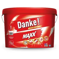 Vopsea lavabila interior maxx white mat 8.5l Danke