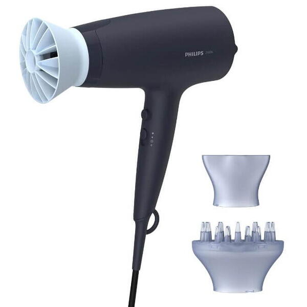 Uscator de par Philips BHD360/20 2100w 22319 albastru inchis