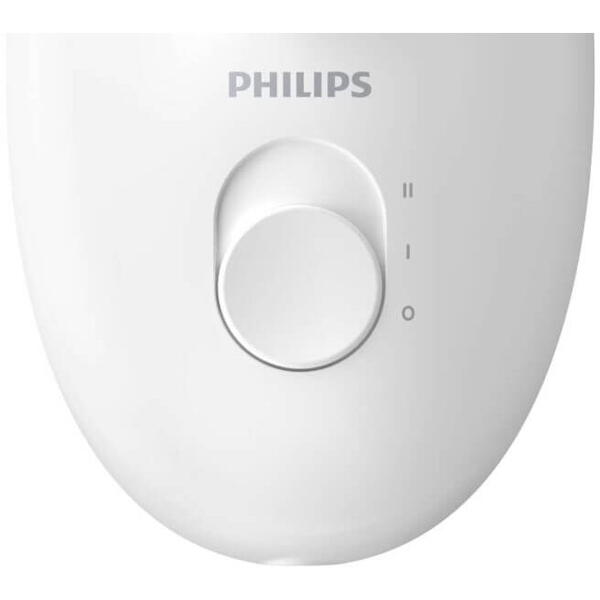 Epilator compact cu fir Philips satinelle BRE225/00 17208 alb/violet