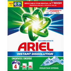 Detergent de rufe Ariel automat mountain spring 300g 80743754