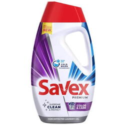 Detergent de rufe lichid  premium color care 0.945 l 21 spalari Savex