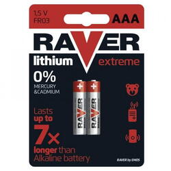 Baterie litiu r3-aaa 2buc/set Raver B7811