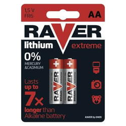 Baterie litiu r6-aa 2buc/set Raver B7821