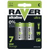 Baterie ultra alkalina lr14-c 2buc/set Raver B7931