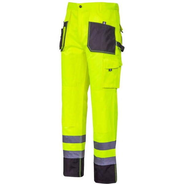 Pantalon reflectorizant intarit / verde - l L4052503 Lahti Pro