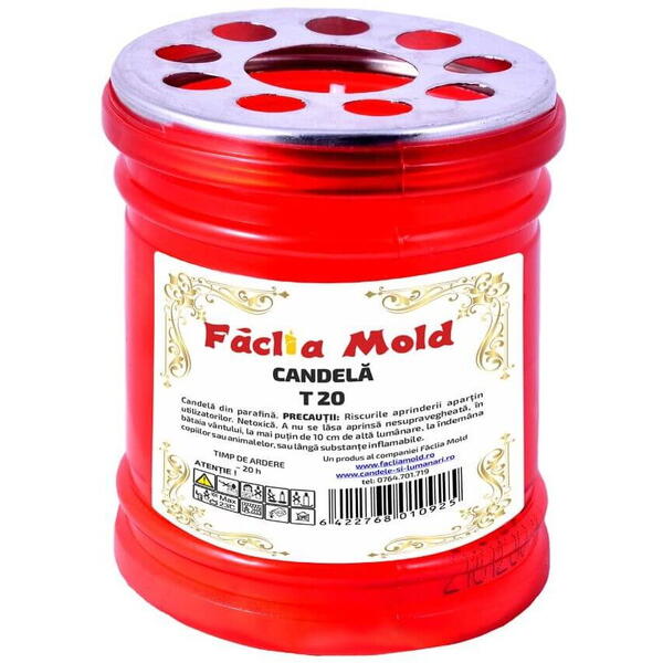 Faclia Mold Candela plastic T20