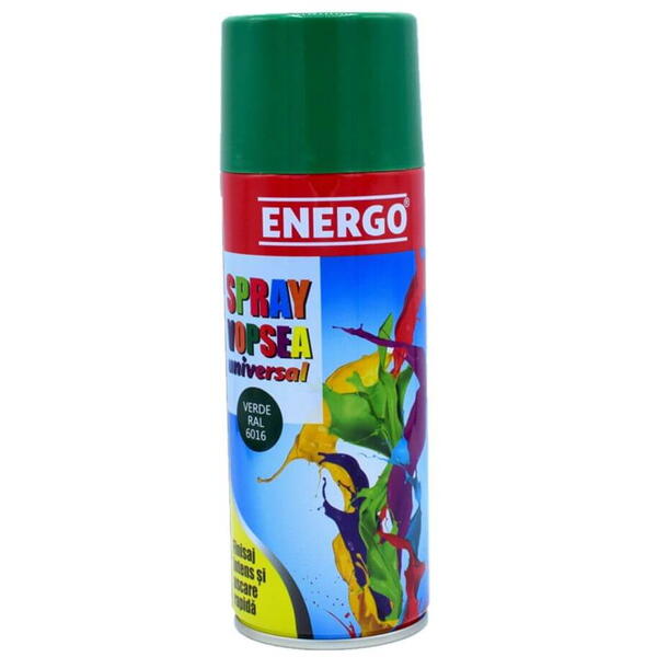 Spray vopsea universal verde ral6016 volum 450ml Energo