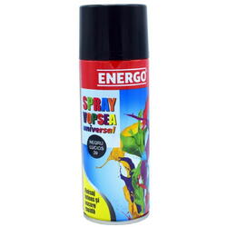 Spray vopsea universal negru lucios 39 volum 450ml Energo