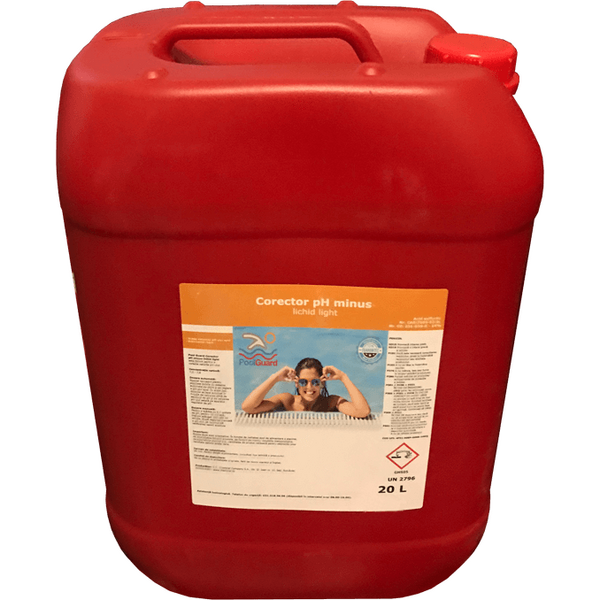Pool Guard Corector ph-lichid light UN2796/8/III 20l