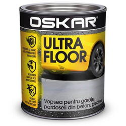 Vopsea beton interior/exterior ultra floor cement grey 0.75l Oskar