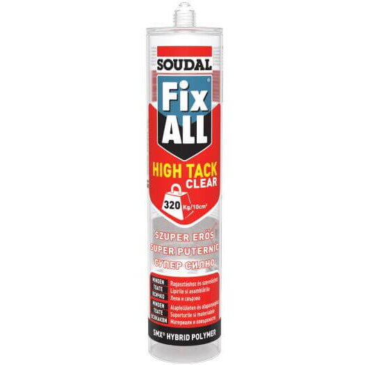 Adeziv fix all high tack transparent 290ml 131747 Soudal