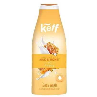 Gel body wash milk 500ml Keff
