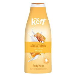 Gel body wash milk 500ml Keff