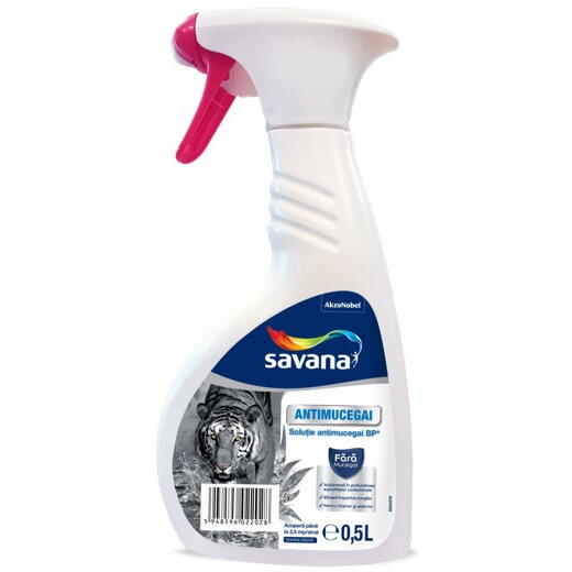Solutie antimucegai de profunzime interior/exterior 0.5l spray Savana