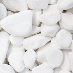 Pietre pavaj thassos white pebbles 30-60mm 20 kg
