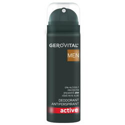 Deodorant antiperspirant men active 150ml 37230 Gerovital