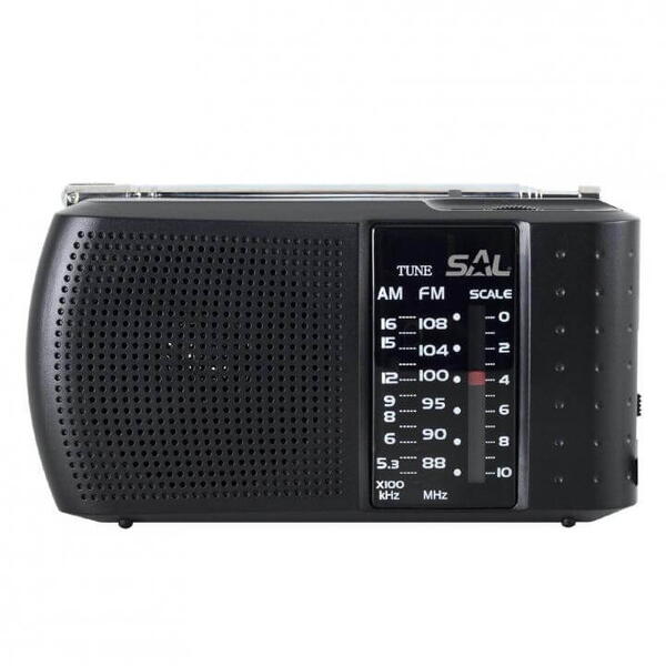 Radio portabil 2 benzi AC DC RPC3 negru Sal