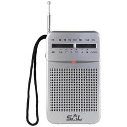 Radio portabil 2 benzi AC DC RPC4 argintiu Sal