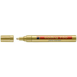 Marker cu vopsea 750 auriu varf rotund grosime 2.0/4.0mm Edding