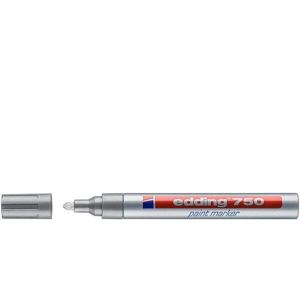 Marker vopsea 750 argintiu varf rotund 2.0/4.0 mm Edding