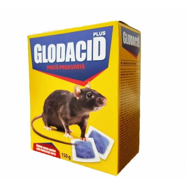 Raticid pasta albastra 150 g 53062 Glodacid Plus