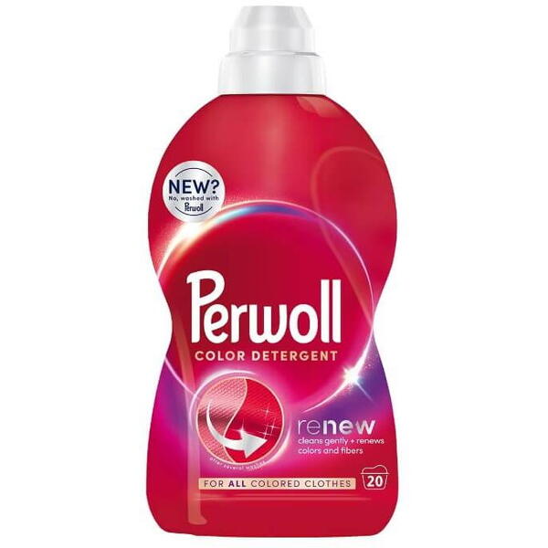 Detergent lichid de rufe color 1000ml 20 spalari Perwoll