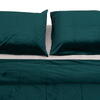 HEINNER Set de pat catifea king size 200x220cm verde