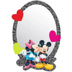 Sticker decorativ oglinda mikey & minnie 15x21.5 cm DM2108
