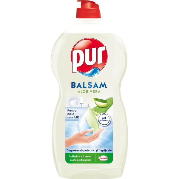 Detergent lichid pentru vase Pur balsam aloe vera 1200ml hepb6110