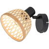 Spot simplu din metal si ratan pentru interior 1x15w ip20 rattan 3133 Rabalux